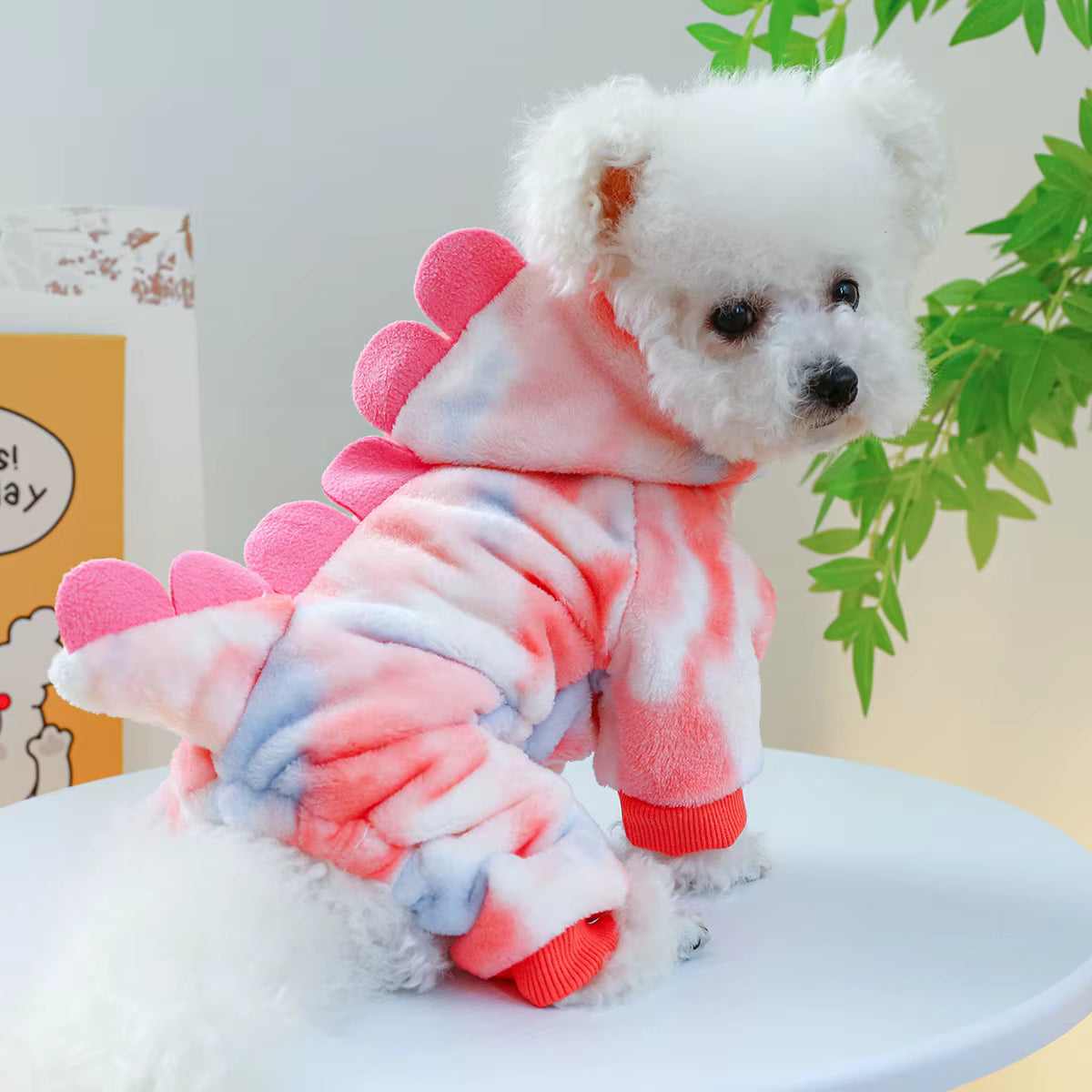Cozy Cat&Dog Dino Costume