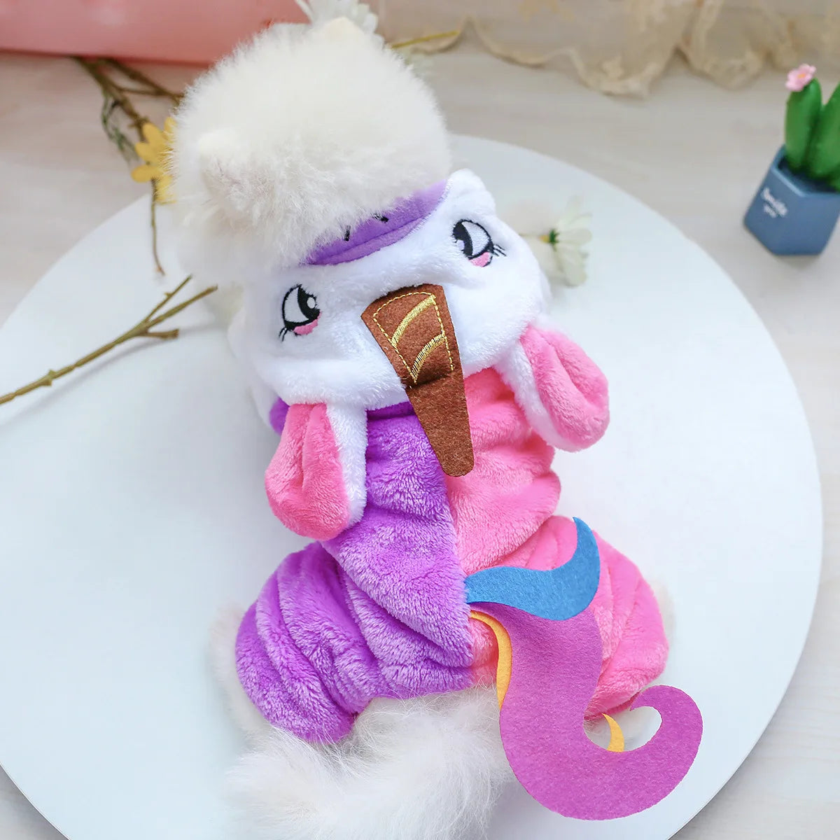 Cozy Cat&Dog Dino Costume