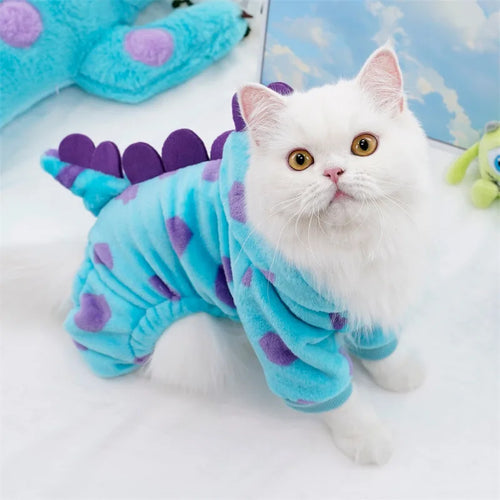 Cozy Cat&Dog Dino Costume